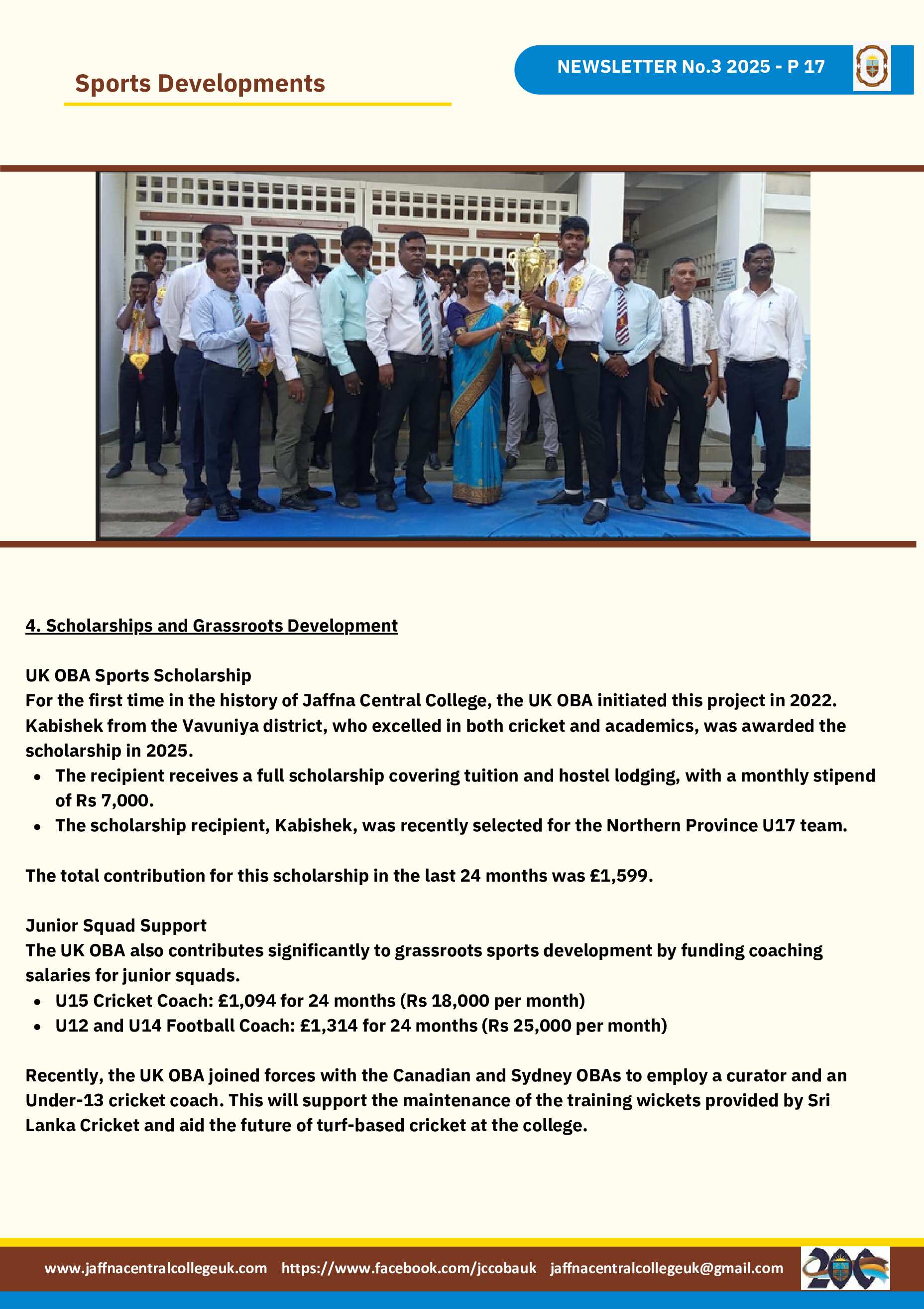 JCC OBA UK Newsletter - 2025 Page 16